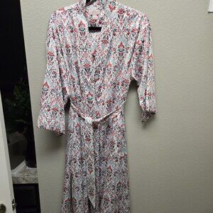Cabernet by Sleep Sense Print Robe w/ Pockets